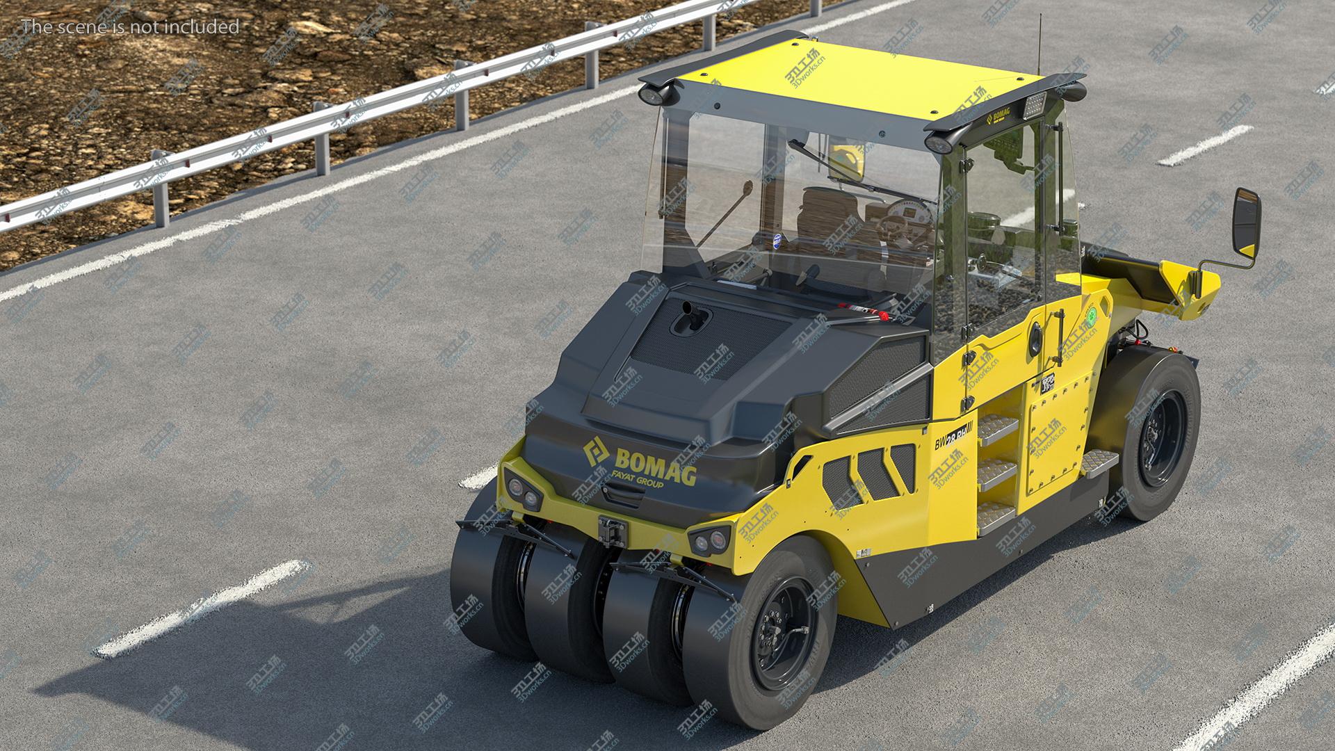 images/goods_img/202104091/Bomag BW 28 RH Pneumatic Tired Compactor 3D model/5.jpg